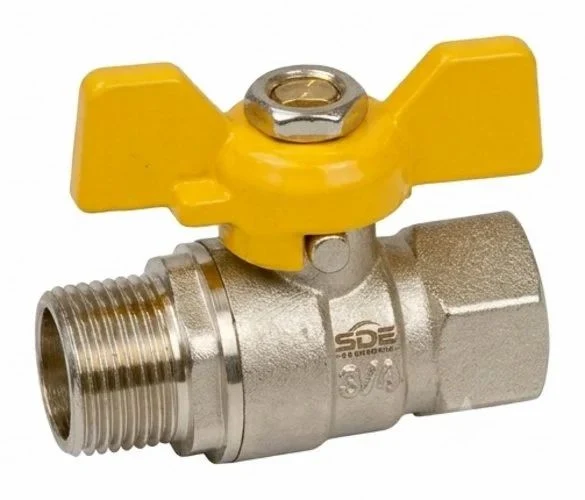 Brass Forged Ball Valve With Butterfly Knob (Mxf)